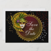 Masquerade - Costume Party Invitation par SRF (Devant / Derrière)