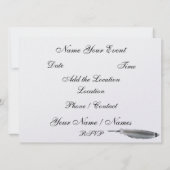 Masquerade - Costume Party Invitation par SRF (Dos)