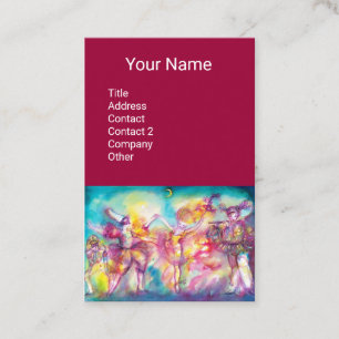 MASQUERADE Dansmuziek, Theaterkunstenaar, Paarse Visitekaartje
