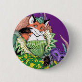 Masquerade Fox Button (Voorkant)