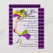 Masquerade Gala Kaart (Voorkant / Achterkant)