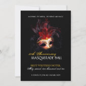 Masquerade Invitation Kaart (Voorkant)