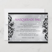 Masquerade Invitation Kaart (Achterkant)
