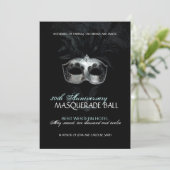 Masquerade Invitation Kaart (Staand voorkant)