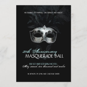 Masquerade Invitation Kaart