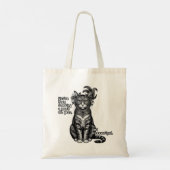 Masquerade Kat Tote Bag (Achterkant)