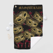 MASQUERADE KUNST GOLFHANDDOEK (Insitu)