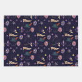 Masquerade Mardi Gras die papierbladen verpakt Inpakpapier Vel (Voorkant 3)