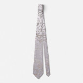 Masquerade Mask Silver en Grey Pattern Stropdas (Voorkant)