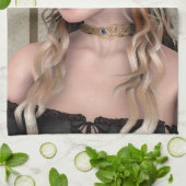 Masquerade Mask Theedoek (Gevouwen)