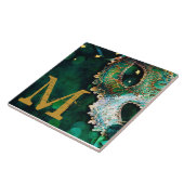 Masquerade Masker Costume Hall Monogram Display Ti Tegeltje (Zijkant)
