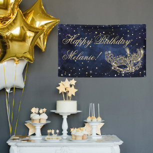 Masquerade masker elegante chique gouden glitter s spandoek