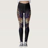 Masquerade masker Victoriaans elegante gothic Leggings (Voorkant)