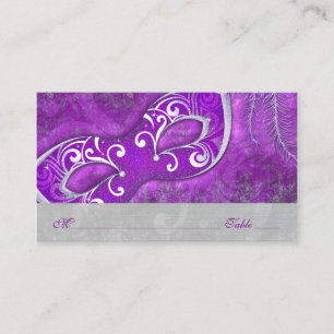 Masquerade Masque Ball Masque Violet Mariage Carte