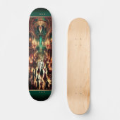 "Masquerade Mystique: Victoriaans Ball Skateboard  (Voorkant)