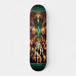 "Masquerade Mystique : Victorian Ball Skateboard D
