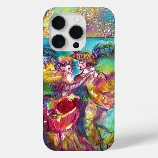 MASQUERADE NACHT/CARNIVAL DANCE MONOGRAM Case-Mate iPhone CASE (Achterkant)
