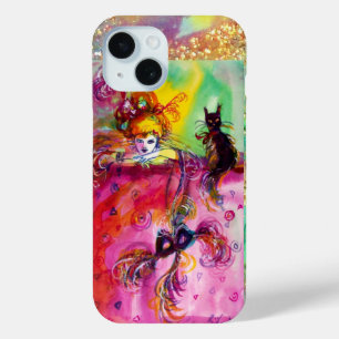 MASQUERADE NACHT / LADY MET ZWARTE CAT-MONOGRAM
