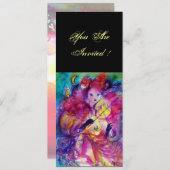 MASQUERADE NACHT PARTIJ KAART (Voorkant / Achterkant)