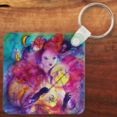 MASQUERADE NACHT / Venetiaans carnaval Sleutelhanger (Achterkant)