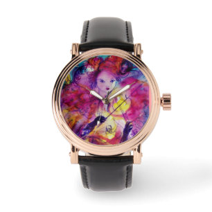 MASQUERADE NACHT / Venetiaanse carnavalmaskers Horloge