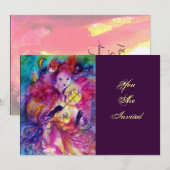 MASQUERADE NIGHT FEestJE Kaart (Voorkant / Achterkant)