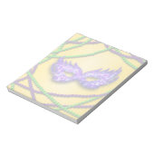 Masquerade Paarse Masker Notitieblok (Gedraaid)