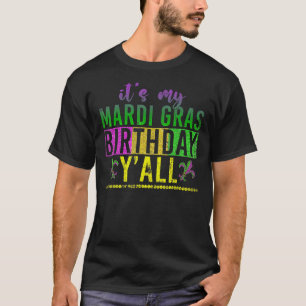 Masquerade Parade Birthday Celebration Party Mardi T-shirt