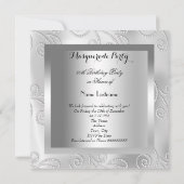 Masquerade Party Fabulous 50 Birthday Diamond Kaart (Achterkant)