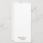 Masquerade Party geeft één kaartje toe | fuschia Kaart (Achterkant)