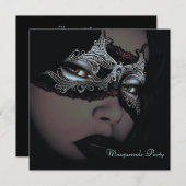 Masquerade Party - invitation (Devant / Derrière)