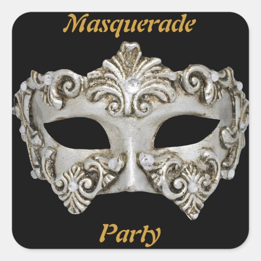 Masquerade Party Stickers (Voorkant)