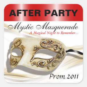 Masquerade Prom Na Party Sticker