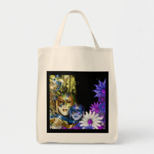 Masquerade quinceanera Venetiaanse maskers meisjes Tote Bag