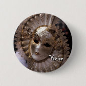 Masquerade Ronde Button 5,7 Cm (Voorkant)