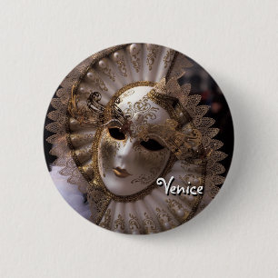 Masquerade Ronde Button 5,7 Cm