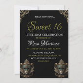Masquerade sucré 16 invitation (Devant)