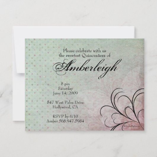 Masquerade Sweet 15 Invitations (Dos)