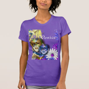 Masquerade Venetiaanse maskers reizen meisjes T-shirt