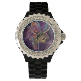 MASQUERADE VENETIE KUNST HORLOGE