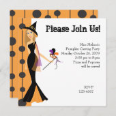 Masquerade Witch Kaart (Voorkant / Achterkant)