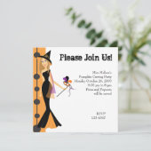 Masquerade Witch Kaart (Staand voorkant)