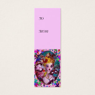 MASQUES DE MASQUÉRADE VALENTINE, CONFETTI, violet