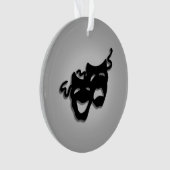 Masques de théâtre comique et de tragédie (devant)