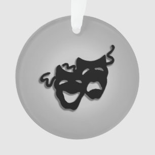 Masques de théâtre comique et de tragédie