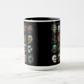 Masques Monster Retro Horror Mug - Halloween (coul (Centre)