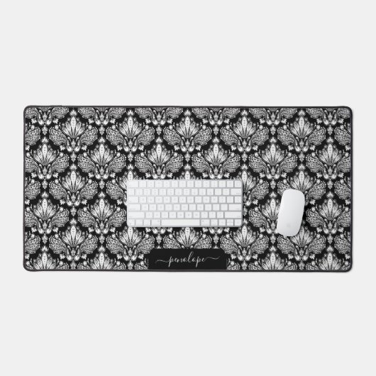 Masques noir et blanc motif (Clavier et souris)