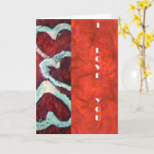 Masquez je t'aime la carte de note (Fleur jaune)