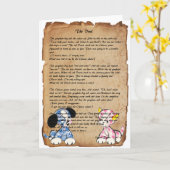 Masquez "le duel" par la carte de voeux de champ (Fleur jaune)