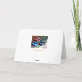 Masquez les cartes de voeux "de jour de course" (Dos)